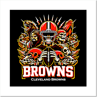 Cleveland Browns Scary Posters and Art